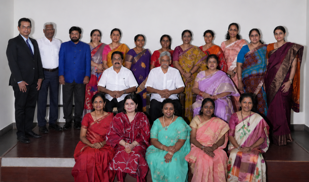 Faculty with President